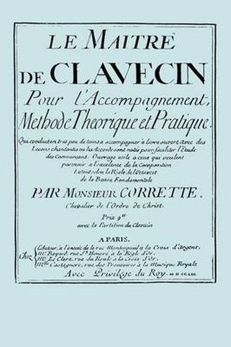 Cover image for Le Maitre De Clavecin (facsimile 1753 Edition)