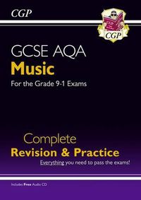 Cover image for 9-1 GCSE Music AQA Complete Revision & Practice with Audio CD