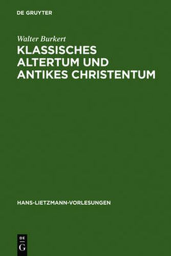 Cover image for Klassisches Altertum und antikes Christentum