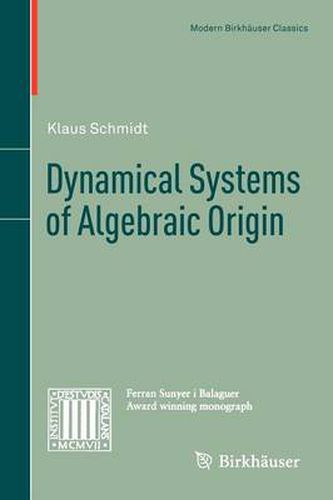 Cover image for Dynamical Systems of Algebraic Origin