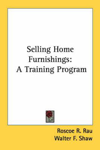 Cover image for Selling Home Furnishings: A Training Program