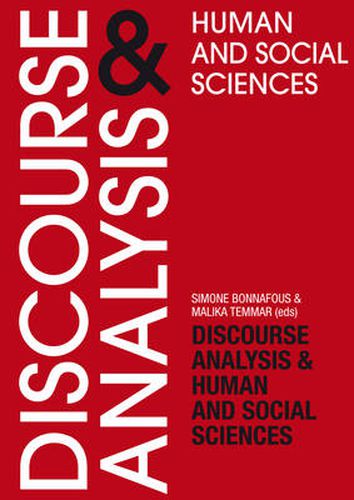 Cover image for Discourse Analysis and Human and Social Sciences