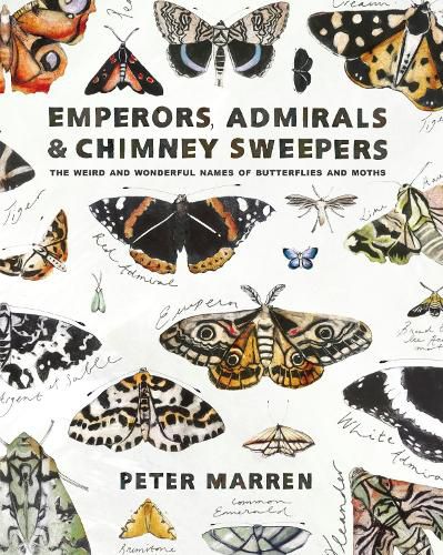 Cover image for Emperors, Admirals and Chimney-Sweepers: The weird and wonderful names of butterflies and moths