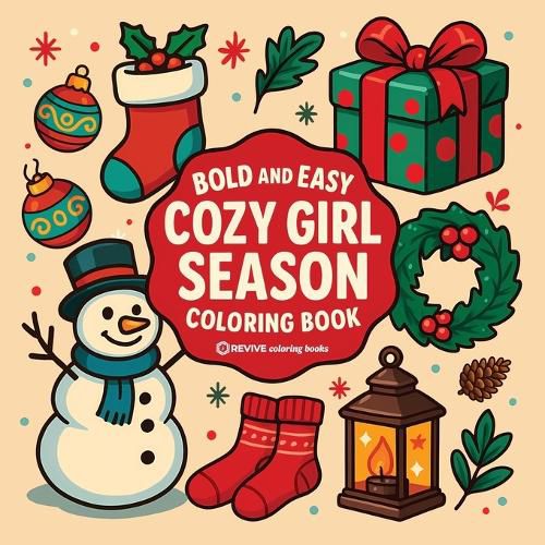 Cover image for Bold & Easy Cozy Girl Season Coloring Book