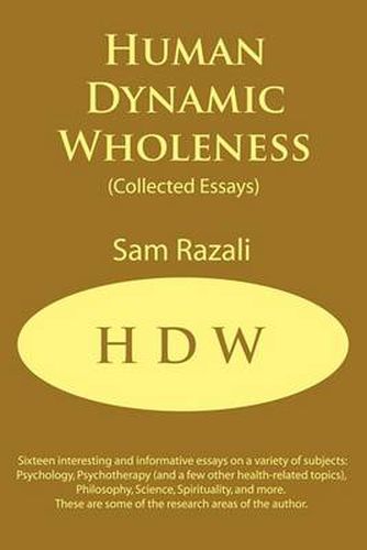 Cover image for Human Dynamic Wholeness