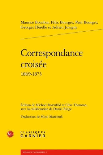 Cover image for Correspondance Croisee 1869-1873