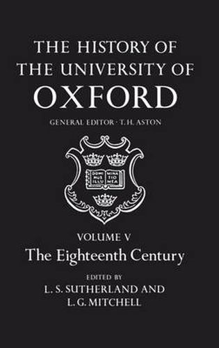 Cover image for The History of the University of Oxford