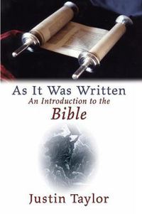 Cover image for As It Was Written: An Introduction to the Bible