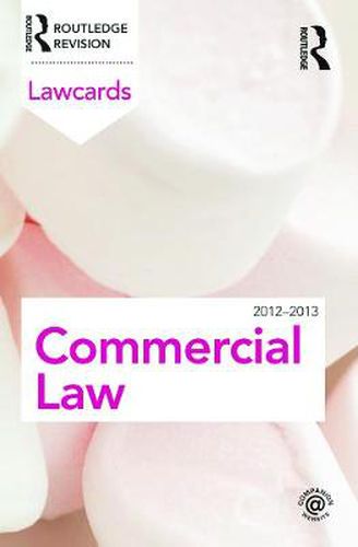 Cover image for Commercial Lawcards 2012-2013