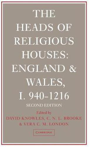 Cover image for The Heads of Religious Houses