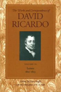 Cover image for Works & Correspondence of David Ricardo, Volume 09: Letters 1821-1823