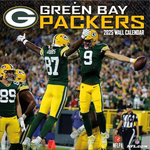 Green Bay Packers 2025 12x12 Team Wall Calendar