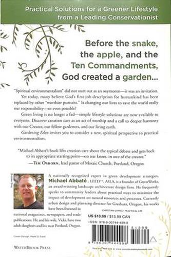 Cover image for Gardening Eden: How Creation Care Will Change Your Faith, Your Life, and Our World