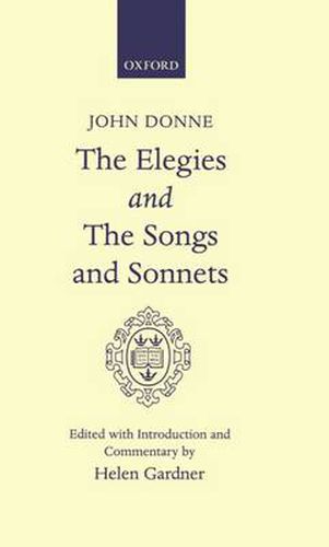 Cover image for Elegies and the Songs and Sonnets