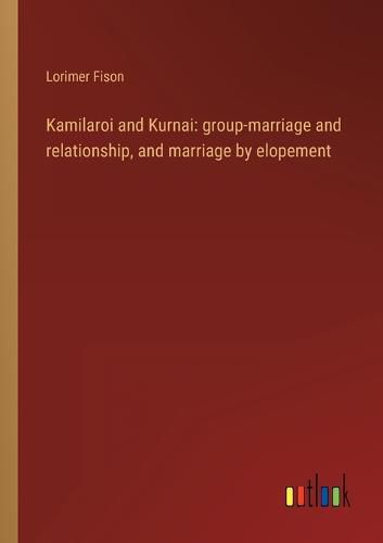 Cover image for Kamilaroi and Kurnai