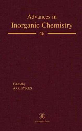 Cover image for Advances in Inorganic Chemistry