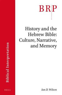 Cover image for History and the Hebrew Bible: Culture, Narrative, and Memory