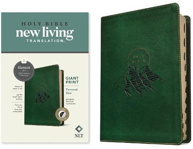 Cover image for NLT Personal Size Giant Print Bible, Filament Edition