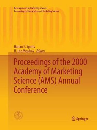 Cover image for Proceedings of the 2000 Academy of Marketing Science (AMS) Annual Conference