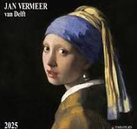 Cover image for Jan Vermeer van Delft 2025 Calendar 30x30