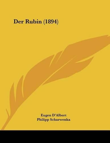 Cover image for Der Rubin (1894)