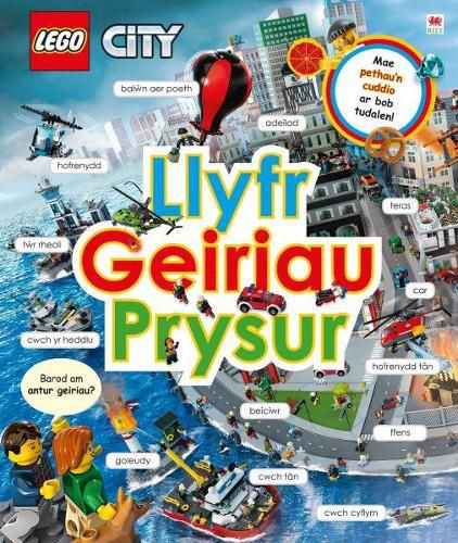 Cover image for Cyfres Lego: Llyfr Geiriau Prysur