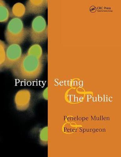 Cover image for Priority Setting and The Public