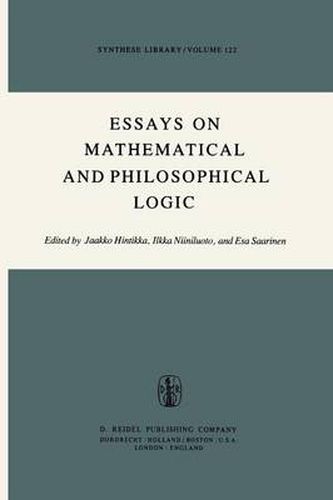 Essays on Mathematical and Philosophical Logic: Proceedings of the Fourth Scandinavian Logic Symposium and of the First Soviet-Finnish Logic Conference, Jyvaskyla, Finland, June 29-July 6, 1976