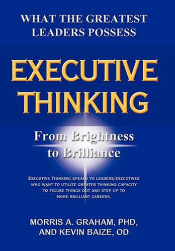 Cover image for Executive Thinking