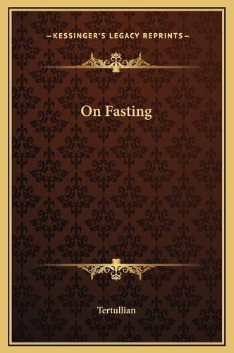 On Fasting