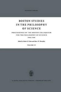 Cover image for Proceedings of the Boston Colloquium for the Philosophy of Science 1966/1968