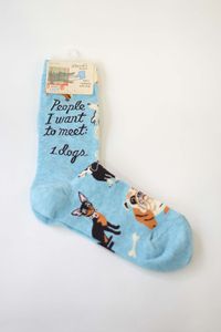 Cover image for People I Want to Meet: Dogs – Crew Socks 