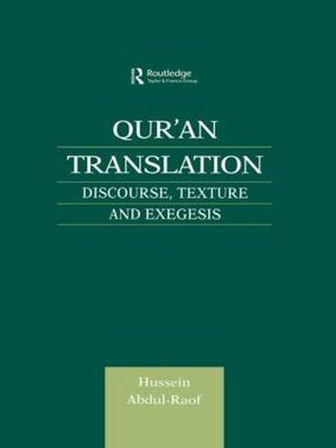 Cover image for Qur'an Translation: Discourse, Texture and Exegesis