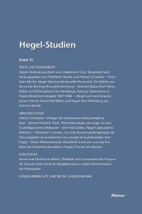 Cover image for Hegel-Studien / Hegel-Studien