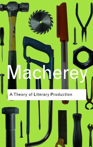 Cover image for A Theory of Literary Production
