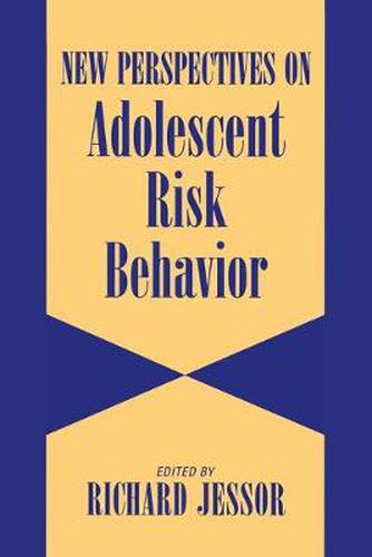 Cover image for New Perspectives on Adolescent Risk Behavior