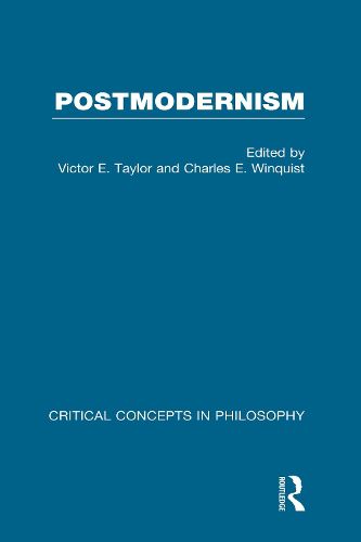 Cover image for Postmodernism: Critical Concepts