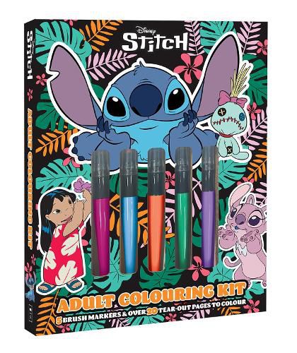 Cover image for Stitch: Adult Colouring Kit (Disney)