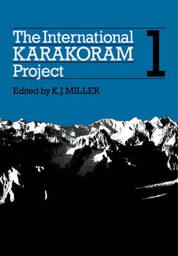 Cover image for The International Karakoram Project: Volume 1