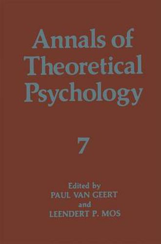 Cover image for Annals of Theoretical Psychology