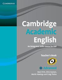 Cover image for Cambridge Academic English C1 Advanced Teacher's Book: An Integrated Skills Course for EAP