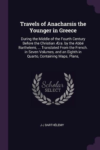 Cover image for Travels of Anacharsis the Younger in Greece
