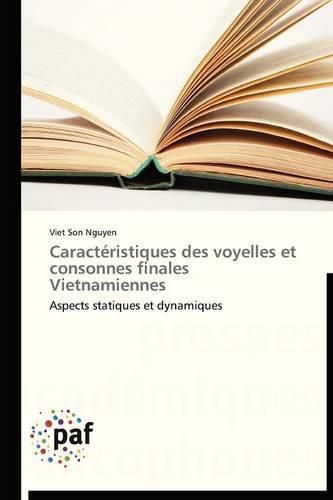 Cover image for Caracteristiques Des Voyelles Et Consonnes Finales Vietnamiennes