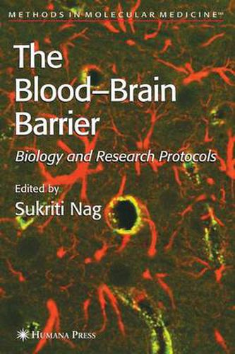 Cover image for Blood'Brain Barrier: Biology and Research Protocols