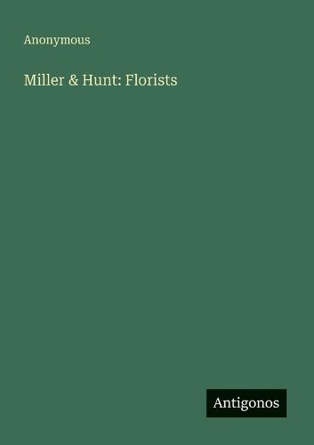 Cover image for Miller & Hunt