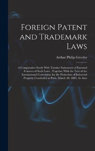 Cover image for Foreign Patent and Trademark Laws