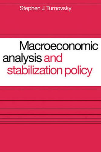 Cover image for Macroeconomic Analysis and Stabilization Policy