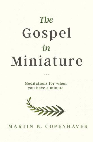 Cover image for The Gospel in Miniature: Meditations for When You Have a Minute
