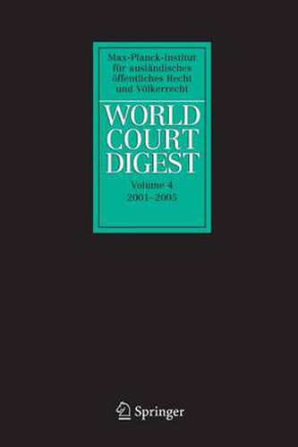 Cover image for World Court Digest 2001 - 2005