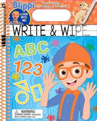 Cover image for Blippi: Write and Wipe